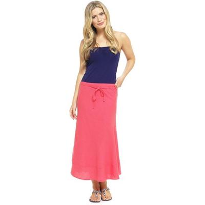 Womens/Ladies Ex Store Linen Blend Maxi Skirt