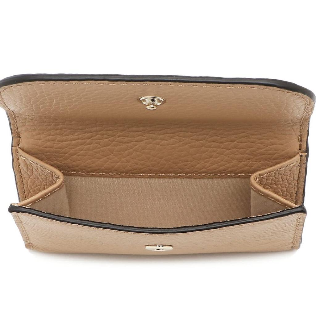 Chloe Alphabet Mini CHC21WP946 F57 26X Tri-fold Wallet, Beige, Women's, [Used]