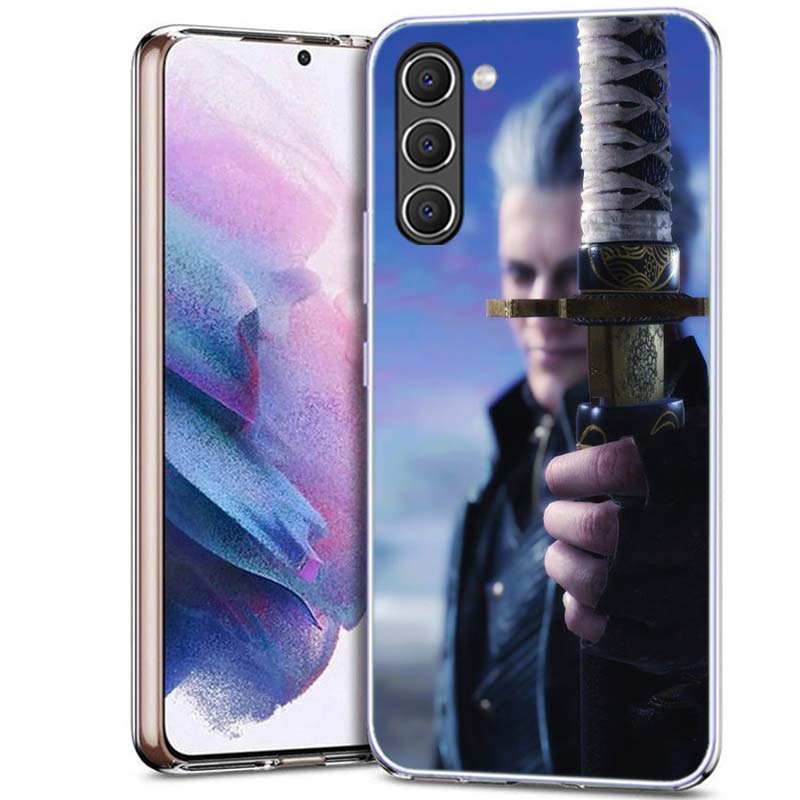 D-Devil May Cry DMC Phone Case for Samsung A54 A14 A24 A34 A17 A37 A57 A55 A35 A25 A15 A13 A23 A33 A53 A07 A05S A04S A03 A73 Gal