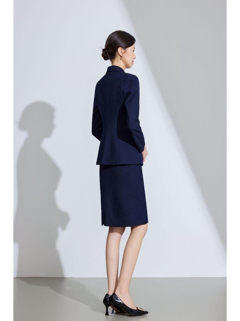 Damen Herbst/Winter Professioneller Anzug - Eleganter Stil für Hotelmanagerin oder Kosmetikerin Arbeitskleidung