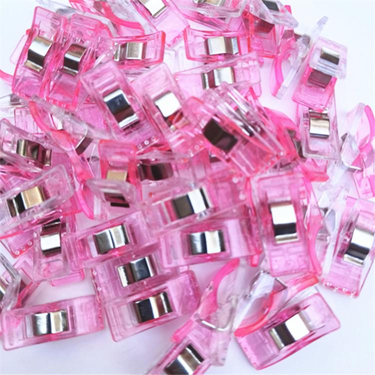 Mehrzweck-Nähklammern Bunte Bindeklammern Kunststoff Handwerk Quiltklammern Nähhandwerksklemmen für DIY Nähen Binden