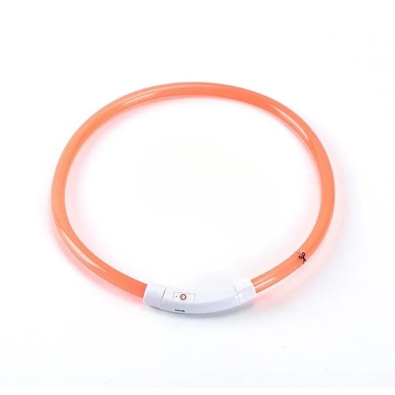 LED-Hundehalsband, leuchtendes USB-Hundehalsband für Katzen, 3 Modi, LED-Licht, leuchtendes Verlustpräventions-LED-Halsband für Hunde, Haustier-Hundezubehör
