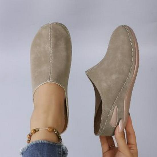European Style Women's Wedge Sandals: Fashionable, Versatile, and Comfortable Slip-on Slippers
