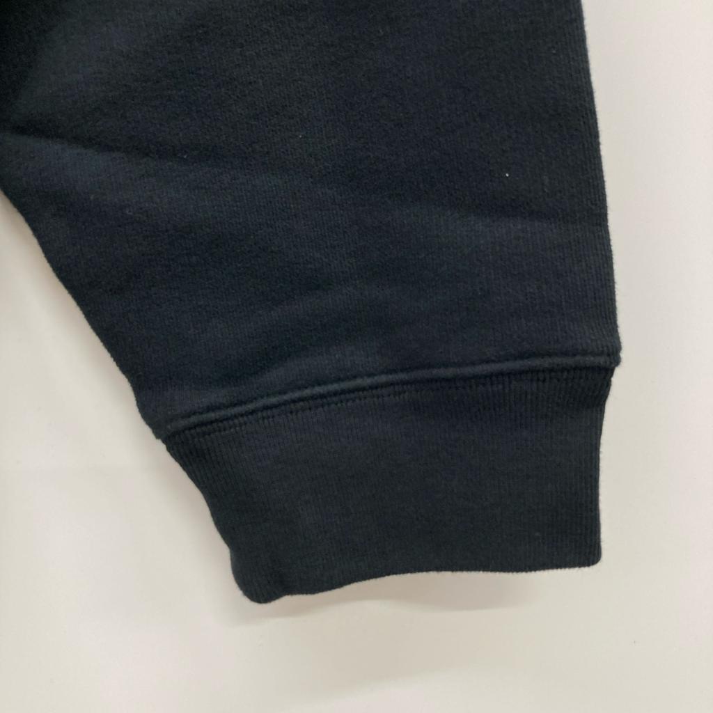 BALENCIAGA 570811 TJV85 Cotton BB Logo Embroidered Sweatshirt Hoodie Pullover tops S blackUsed