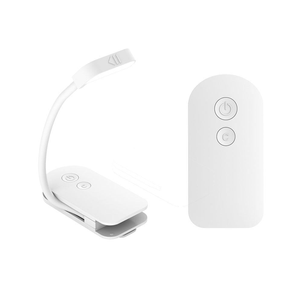 Portable LED Reading Lights, Eye Caring 3 Color Temperatures and Dimming Brightness Book Lights, Lightweight USB Rechargeable
