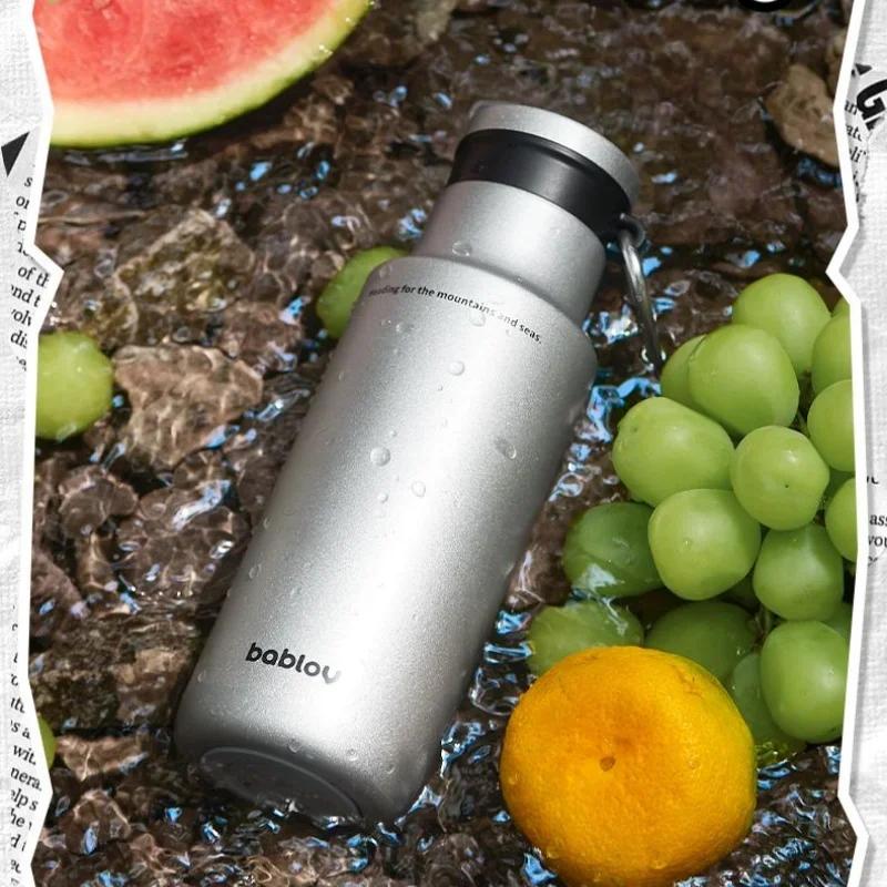 Bablov 480ml Vacuum Flask Stainless Steel Thermos Cup Portable Hot & Cold Insulated Cup Leak-proof Sports/Climbing/Travel Mug