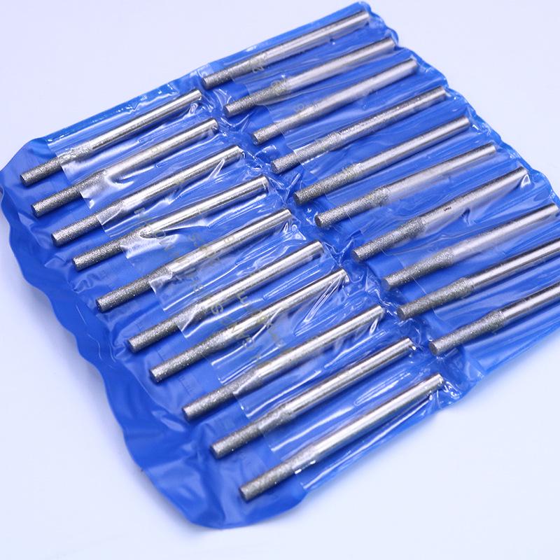 Fine Grit Diamond Grinding Head for Electric Drills - Ideal for Jade Polishing and Alloy Grinding