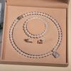 Natural Shell Pearl Necklace - Women's Clavicle Chain Set for Mother's Day Gift