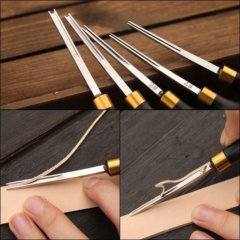 Functional Wide Mouth Skiving Tool Professional Leather Edge Beveler  Polishing