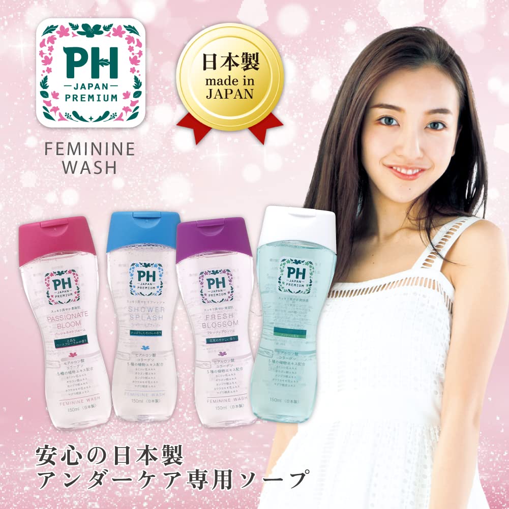 Delicate Zone Soap Feminine Wash Passionate PH-JAPAN-PREMIUM (150ml (x 1), Bloom)