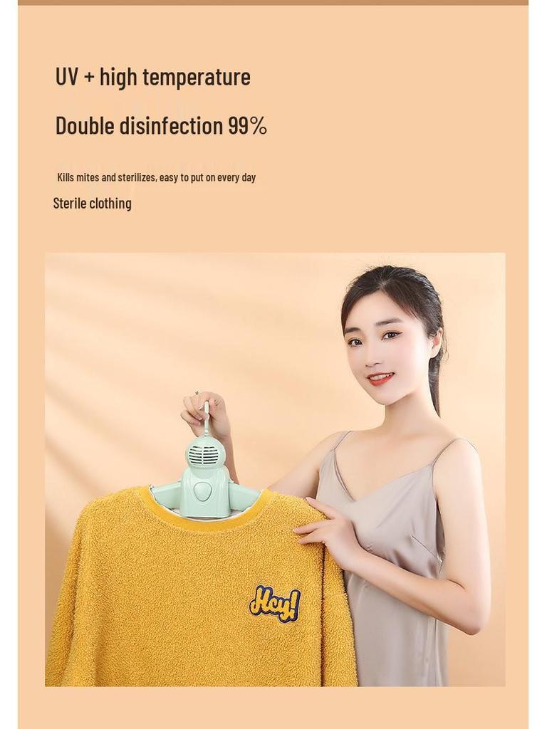 Portable Dormitory and Travel Clothes Dryer with Sterilization