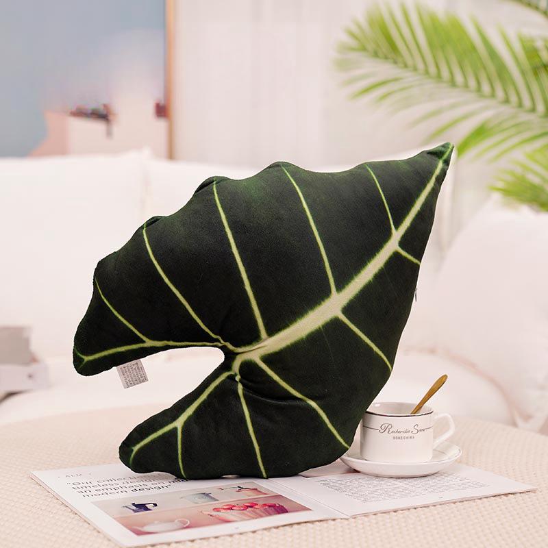 

Креативная имитация листа Подушка Двусторонняя печать 3D Форма Гостиная Диван Кровать и завтрак Украшение Дома Подушка Подушка