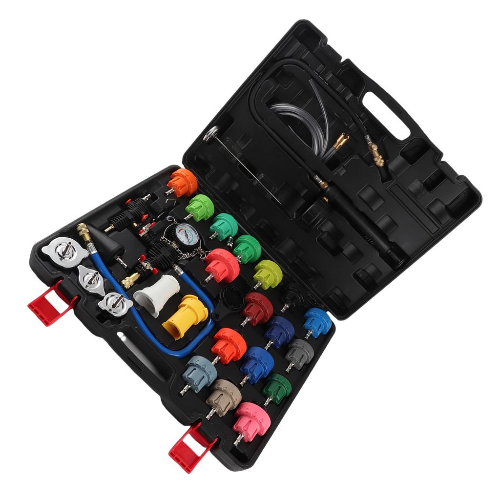 Universal Radiator Pressure Tester Kit Multifunctional Coolant System Cooling Pressure Tester Kit for Automotive