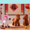 Plüschtier Pferd mit drehbarem Kopf für Geschenke zum Chinesischen Neujahr