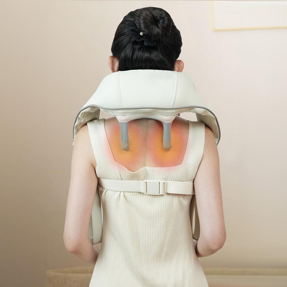 Xiaomi Relaxation Massager 3D Heated Deep Kneading Rechargeable Massage Cushion for Neck Shoulder for Relieving Stress at Home Office