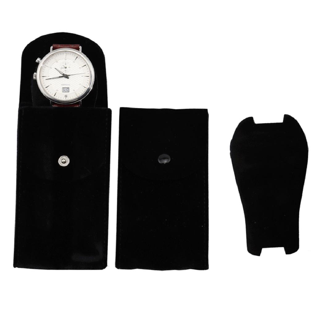 Velvets Watch Holder Jewelry Storage Pouch for Travel and Organization Soft Watches Protective Case Organizer Pocket