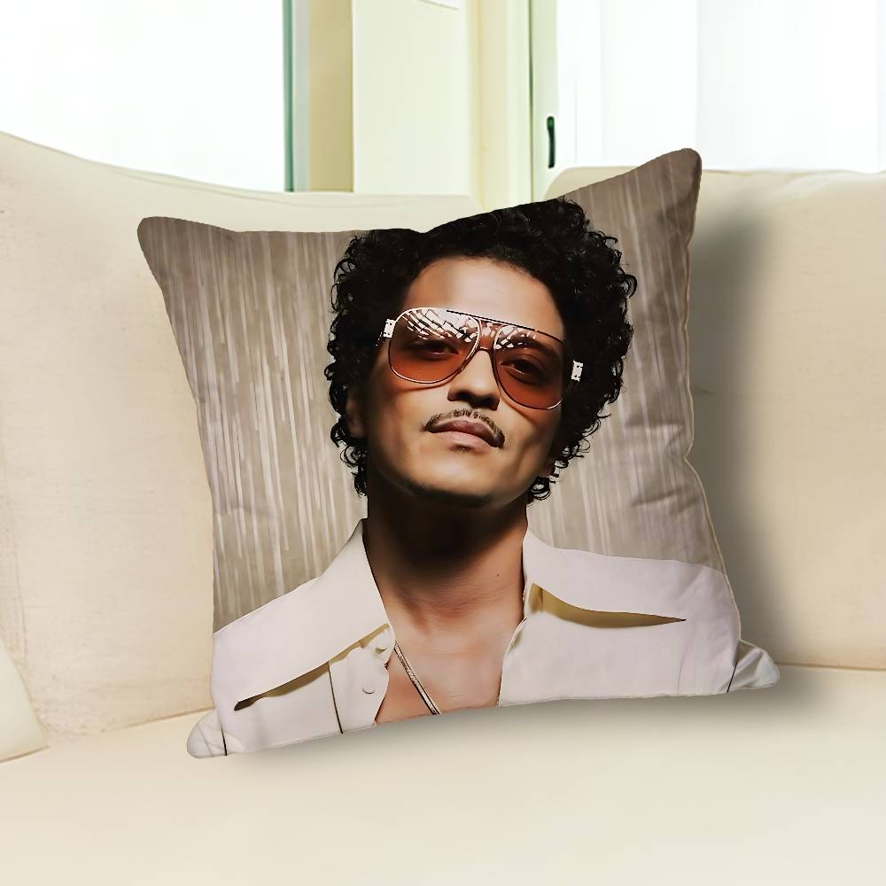 B-Brunos M-Mars Singer Pillow Cases for Bedroom Living Room Sofa Home Decor Polyester Cushion Cover with Zipper