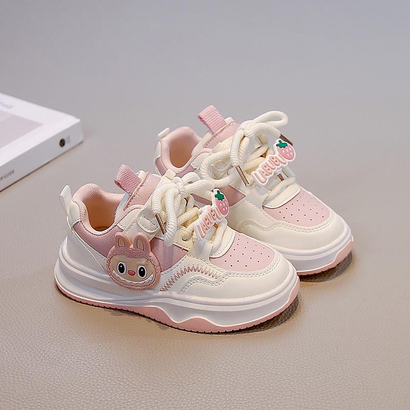 Girls Low-top Board Shoes 2025 Spring and Autumn New Primary School Students Fashion Soft-soled Casual Shoes Boys Non-slip Sports Shoes