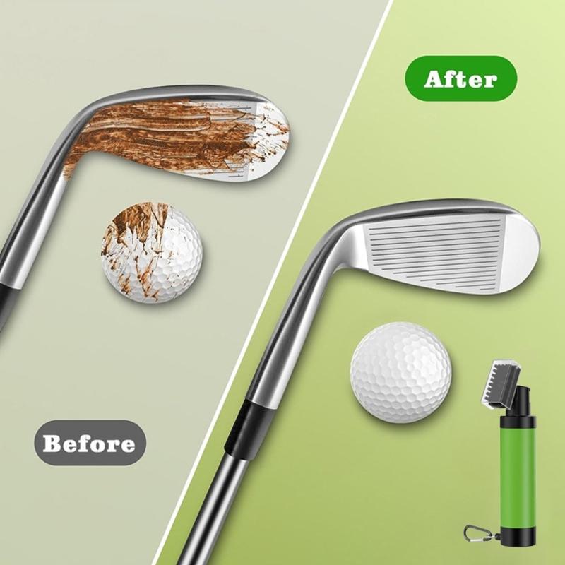 Durability Plastic Golf Club Cleaner Brush Compacts Golf Cleaning Scrubber for Effective Training Gear Maintenance