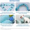 Adjustable Summer Cartoon Pet Ice Scarf Cooling for Cats and Dogs Japanese Korean Style Reusable Neck Wrap