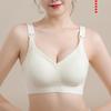 Underwear Women Gather Open Button Postpartum Text Bra Gather Thin Bra
