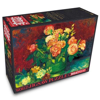 Famous Painting Roses and Peonies Puzzle, Korean Popular Puzzles