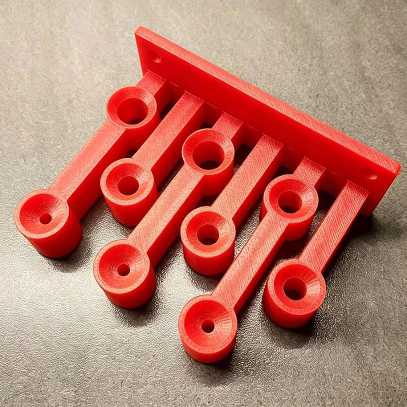 Wall-mounted Screwdriver Holder With 9 Slots, Ideal For Garage Organization. Easy To Install,Perfect For Organizing Hand Tools