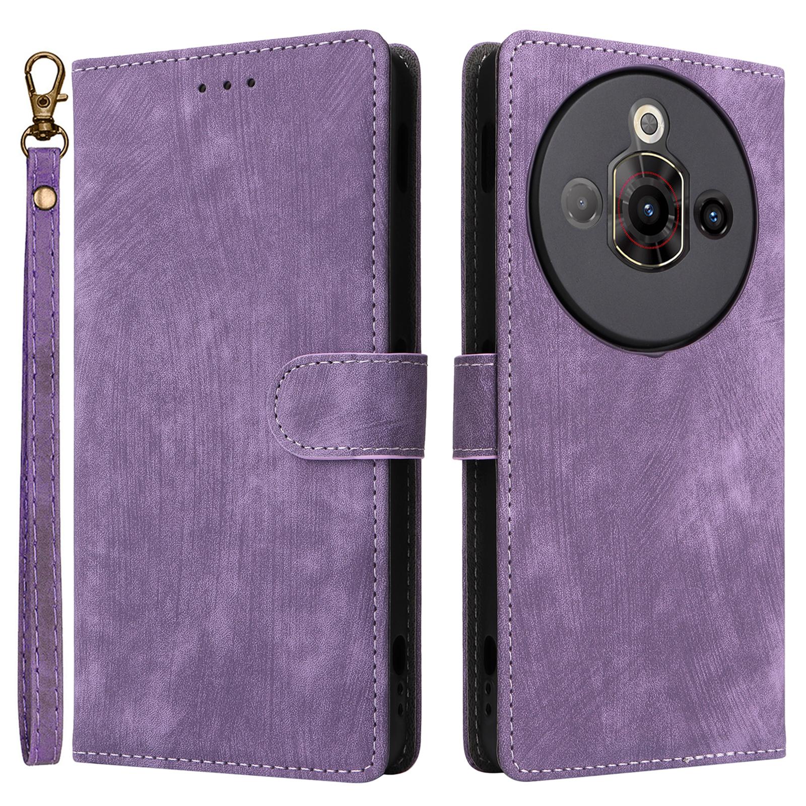 

Для ZTE nubia Focus Pro Чохол-гаманець Блокування RFID PU Шкіряна обкладинка Підставка Перегляд D