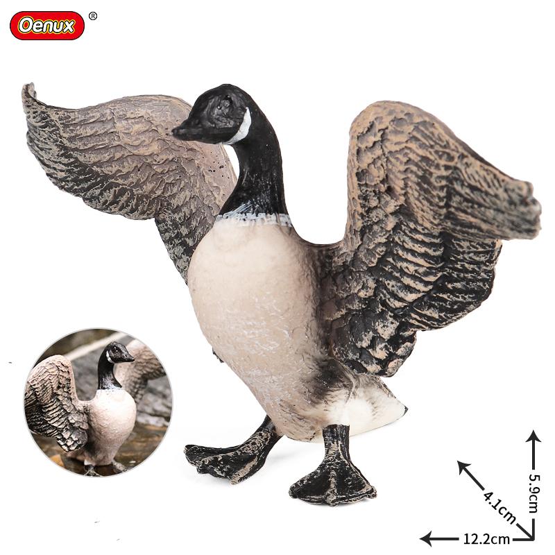 

Oenux Модель Домашней Птицы Симуляция Гусь Лебедь Стая Утки Статуэтки Фермерских Животных Миниатюрная Фигурка Образование Детская Игрушка