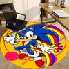 1PC Sonic Colors Office Round Area Rug, Indoor Mat Suitable For Office, Under Office Chairs Bedroom Living Room Home Decor DT1212064