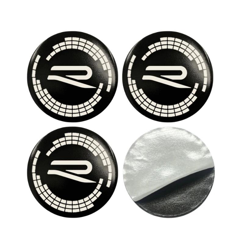 

2026 Hot For VW VOLKSWAGEN 4pcs 56/60/65mm Car Wheel Center Stickers for Volkswagen VW Rline Polo Golf Passat B5 B6 B7 MK6 Sciro 56mm