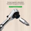 72 Tooth Reversible Ratcheting Wrench Ratcheting Tool for Tight Space Automotive Repair Home Improvement Quick Socket