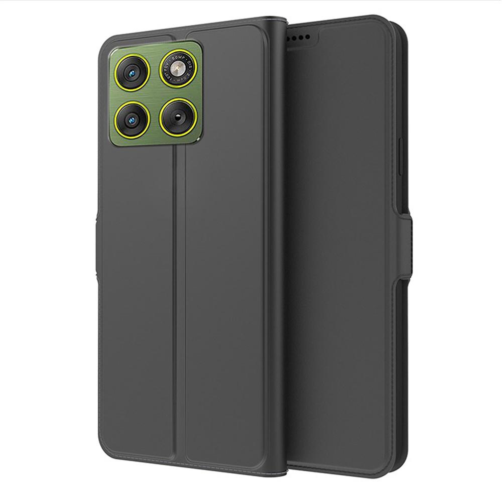 Handyhülle für Motorola Moto G67 Power 5G / G100 5G (2025) Stoßfeste TPU-Innenschale Leder-Handyhülle Kartensteckplatz