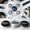 4Pcs 54mm For Ford Focus Mk4 Fiesta MK7 Kuga Smax Ranger Mustang Car Wheel Center Hub Cap Cover Tire Hubcaps Auto Accessories