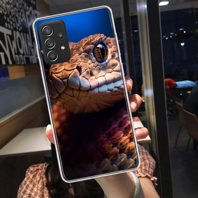Forest Vipers And Pythons Phone Case for Samsung A54 A57 A37 A17 A14 A15 A12 A24 A34 A55 A35 A25 A52S A07 A05S A04S A22 A32 A72