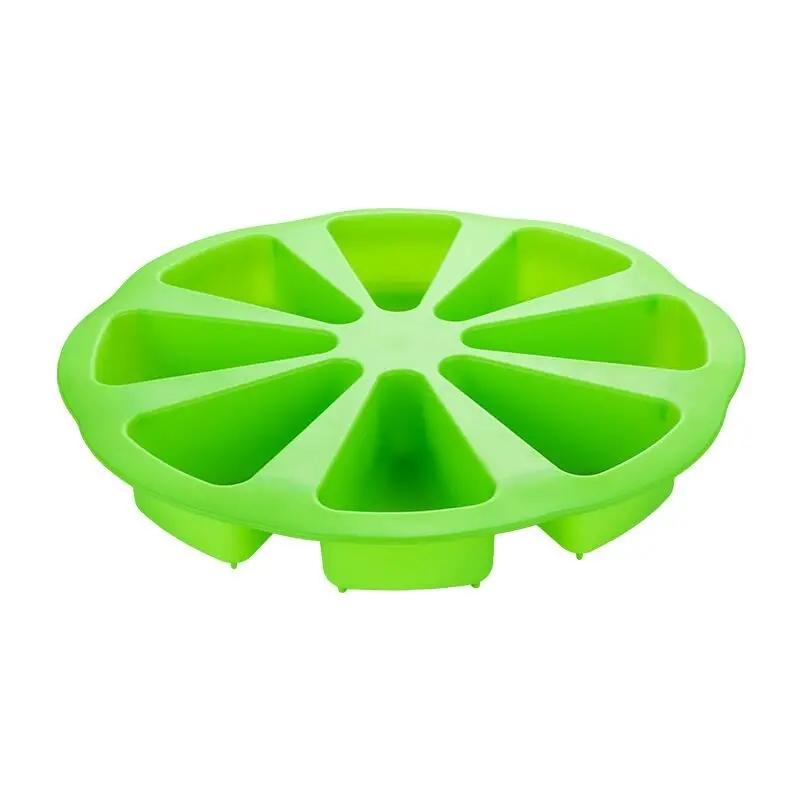 1ks Silikonová forma na dort 8 otvorů Tvar pomeranče Pán na pizzu 8 špiček Scone DIY Forma na fondánový dort Pečicí nástroje