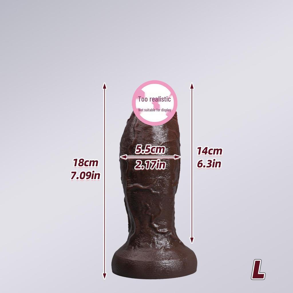 Silikon-Dildo Ohne Ei-Design - Weiches Fleisch Erwachsenenspielzeug für Frauen