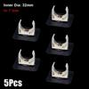 1/5Pcs Punch-free Water Tube Holder Garden Irrigation Tube Clip Connector Self-adhesive Pipe Clamp