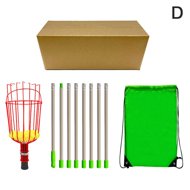 Fruit Picker Tool Gardening Orchard Picking Tool With Storage Bag Fruit Catcher For Cherry Berry Orange Lemon Pear