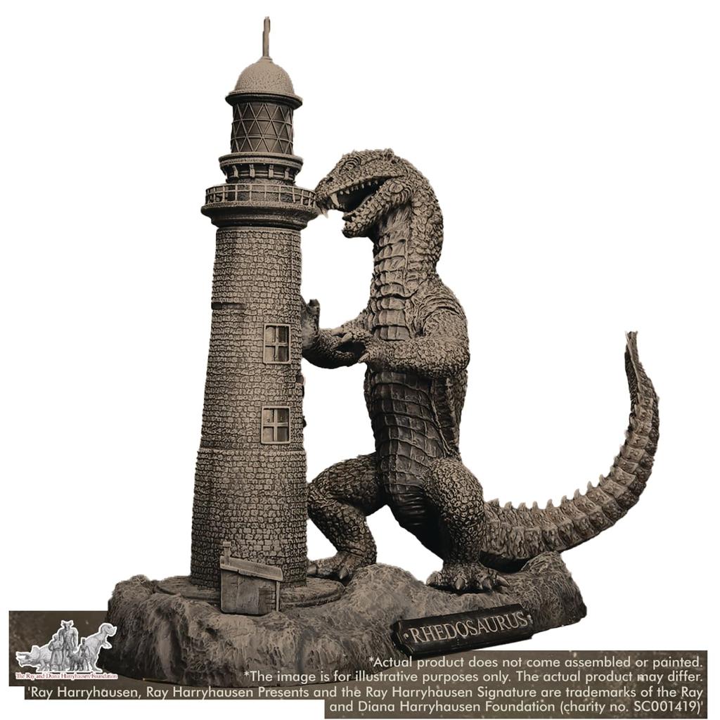 Ray Harryhausen Rhidosaurus scale unpainted plastic model kit X-Plus 1/72