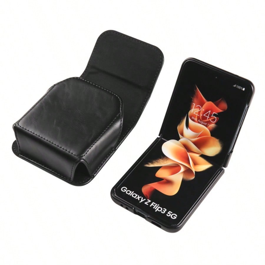 Folding Screen Mobile Phone Fanny Pack Wears Belt Fanny Pack
