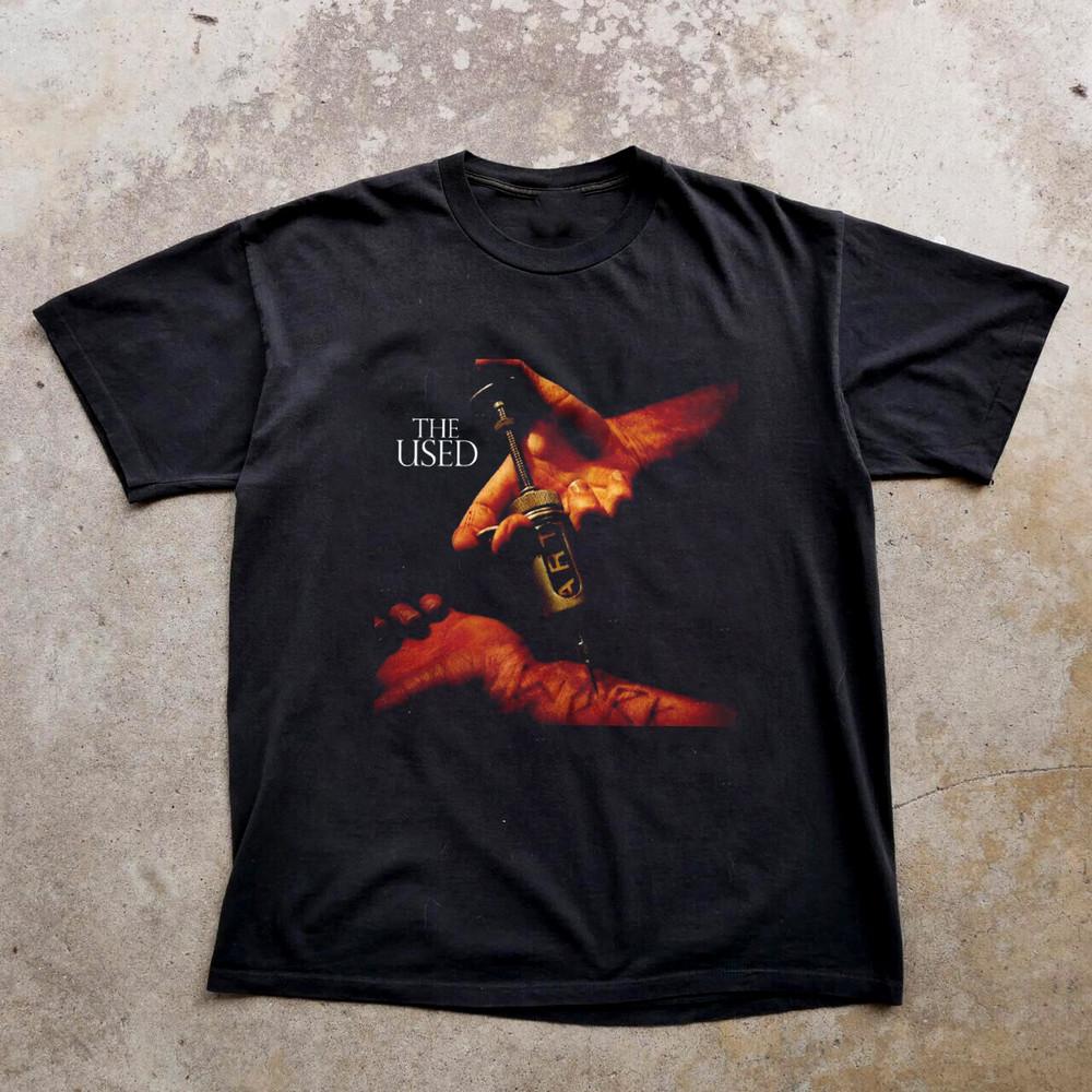 The Used Band Album ConCert Short Sleeve Black All Size Shirt Unisex T-Shirt S