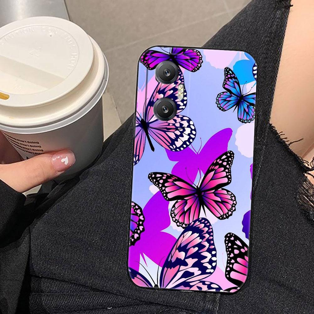 

Beautiful Stylish Butterfly Cover Phone Case For Infinix HOT 60 50 10 10I 10S 11 12 12I 20I 20S 30I ZERO X 20 30 40 TPU Case Infinix HOT60PRO