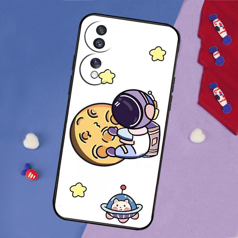 Astronaut Spaceship Case For Honor 200 Pro 50 70 90 X8a X9a X8 X9 X8b X9c X9b Honor Magic 7 Lite 5 6 Pro Cover