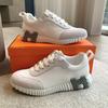 Aijia men's leather sports and leisure shoes with thin straps couple models 2024 summer new versatile foreign trade shoes high-end