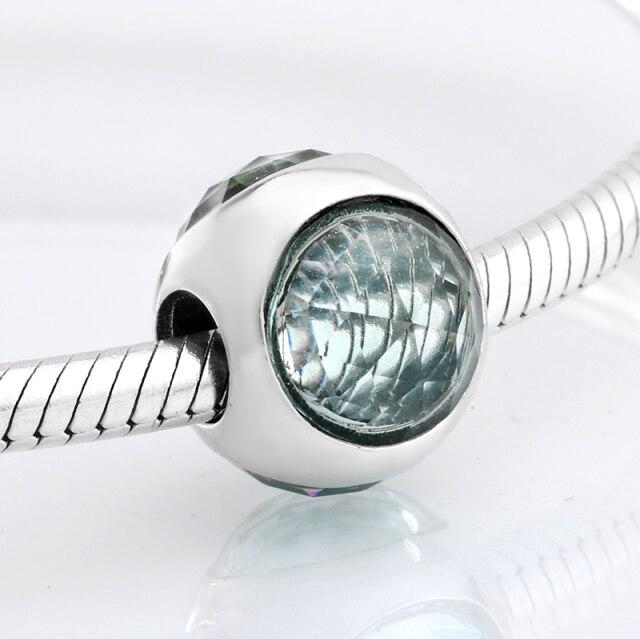 Perles fines en argent sterling 925 de forme ronde La famille est là où l'amour grandit Perles fines à faire soi-même adaptées aux bracelets à breloques originaux Fabrication de bijoux