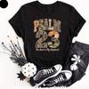 De Heer is mijn Herder Psalm 23 T-shirt Nieuwigheid Christendom Heilige Geschenken Shirt T