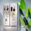 24 Style Mini Ceramics Vase Fridge Magnet DIY 3D Vase Creative Message Magnets Sticker for Air Conditioners Fridge Decorations