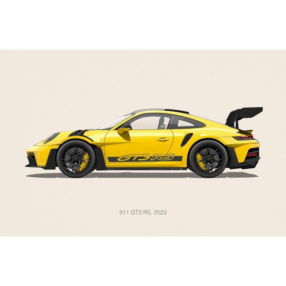 Minimalist Sports Car Posters Vintage  Luxury Car Porsche Ferrari Prints Canvas Painting Wall Art Pictures Kids Boys Room Decor