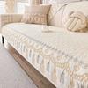 Thicken Cotton Sofa Cover Four Season Universal Sofa Towel Luxury Non-slip L Shaped Corner Couch Cover for Living Room Decor